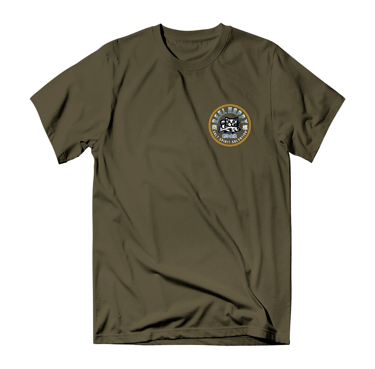 Maguro Tee - Olive Green