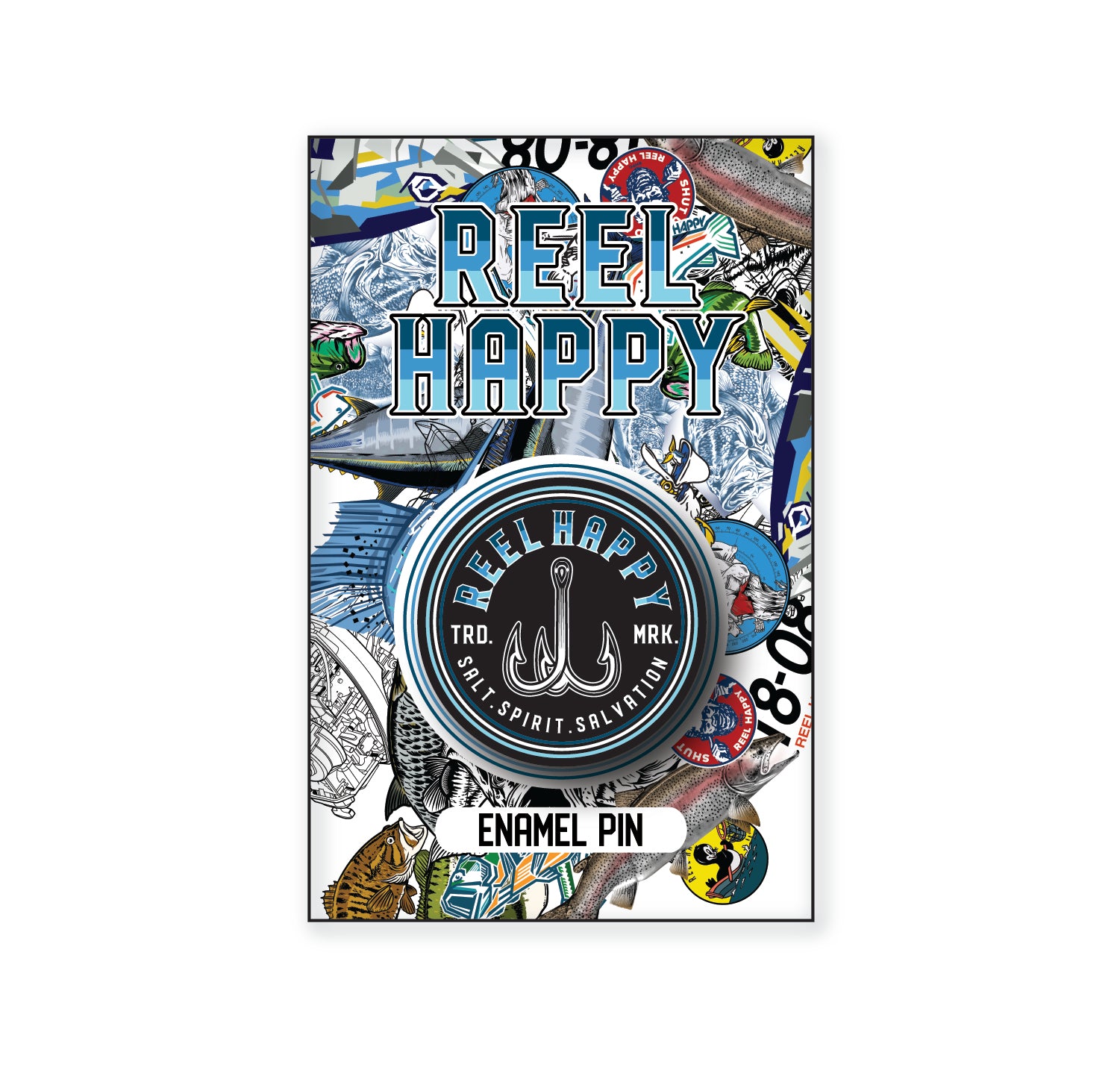 Treble Fade Icon Pin