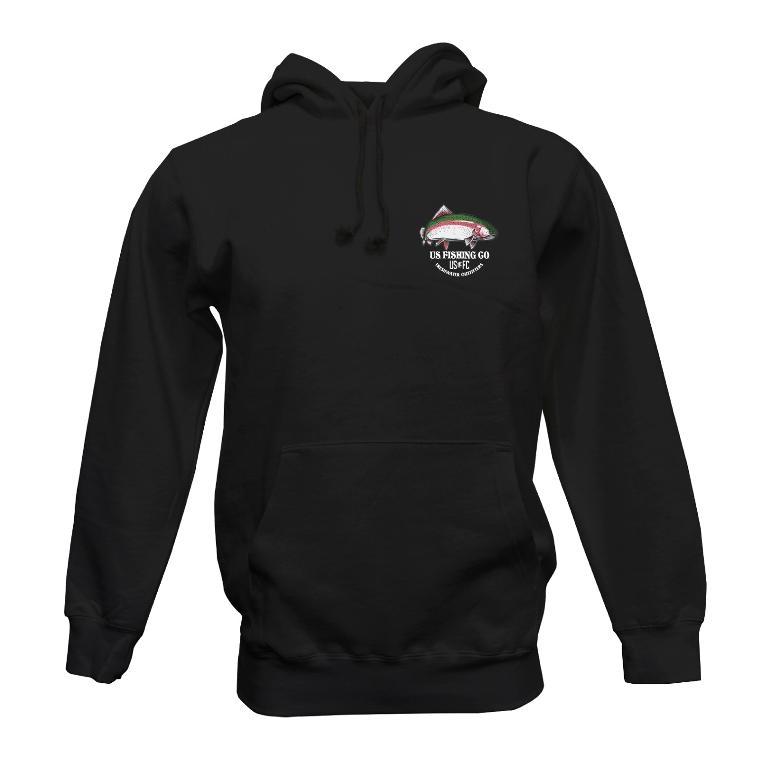 Trout Stack Hoodie - Black - Morningyamastar