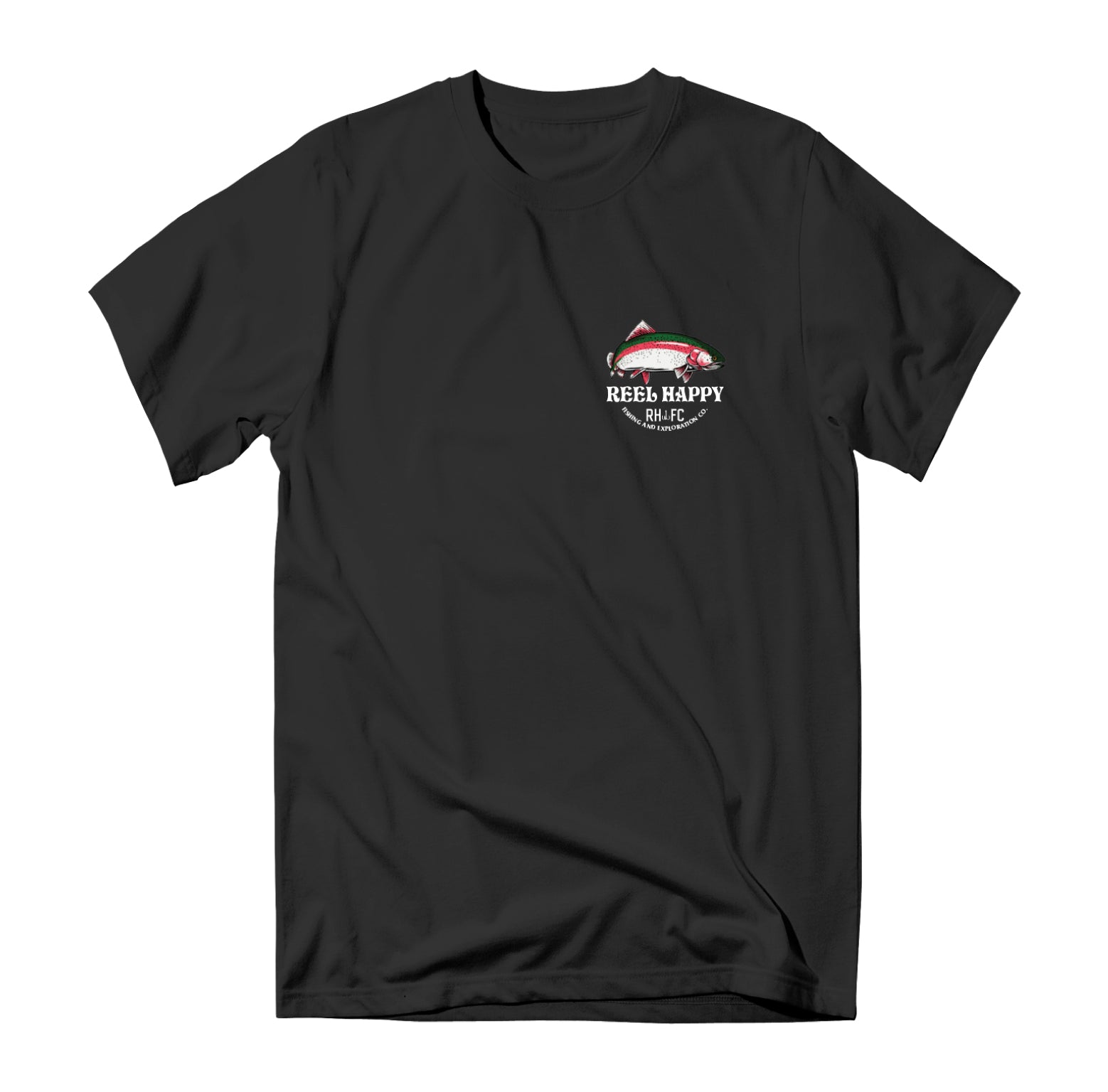 Trout Stack Tee - Black - Morningyamastar